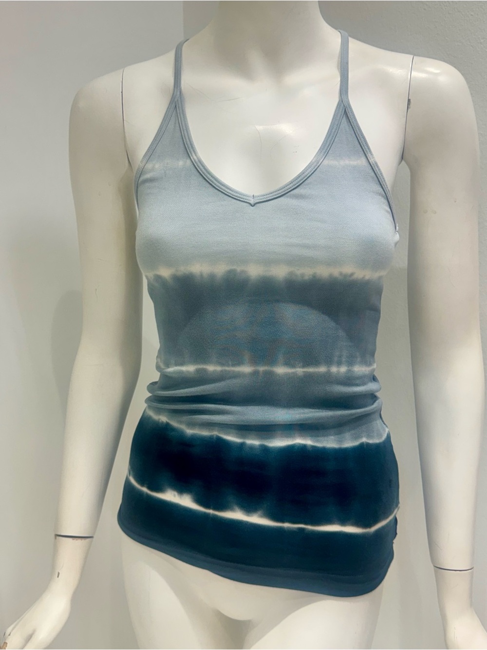 Brand New Hard Tail blue tie dye tank XS